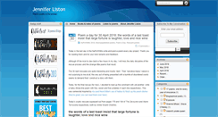 Desktop Screenshot of jenniferliston.com